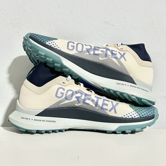 Nike React Pegasus Trail 4 GTX “Sanddrift Blue” Men's Size 9.5 Running Shoes - Picture 6 of 8